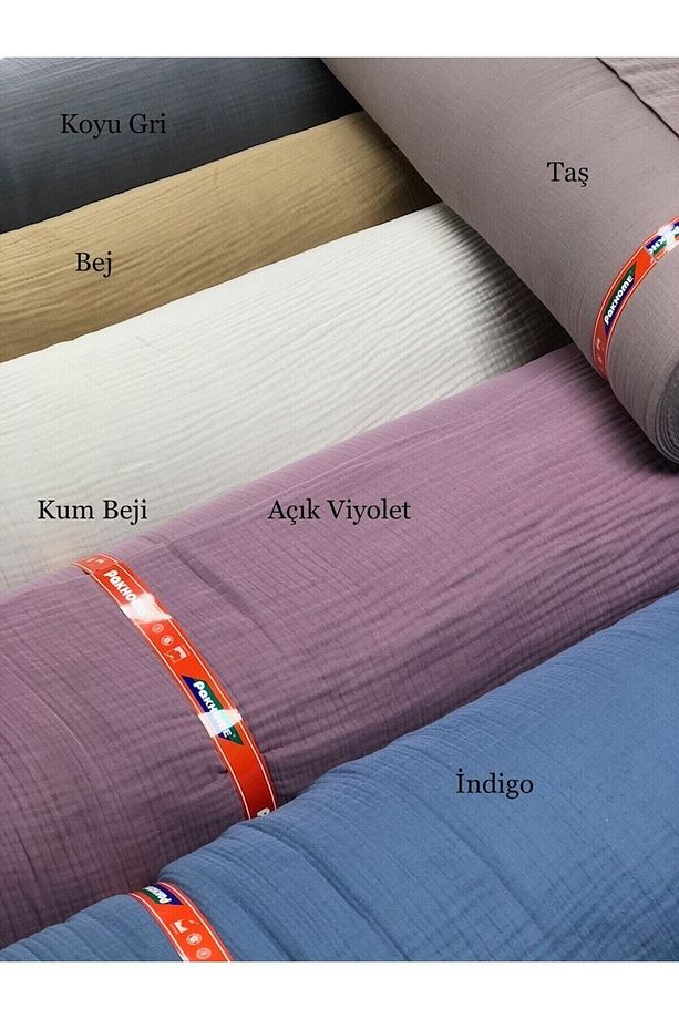 4 Kat Müslin, %100 Pamuk , Tek Kişilik Pike , Yatak Örtüsü, 170*250 Cm - 5