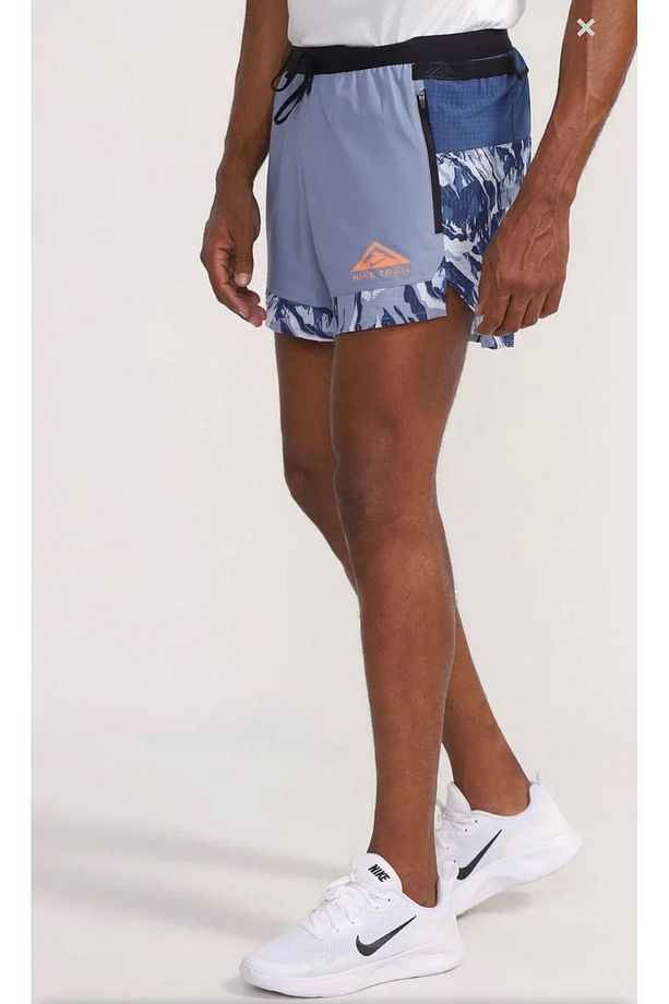 Dri-Fit Flex Stride Trail 5''  (13 cm approx.) Brief-Lined Running Mavi Erkek Koşu Şort - 4