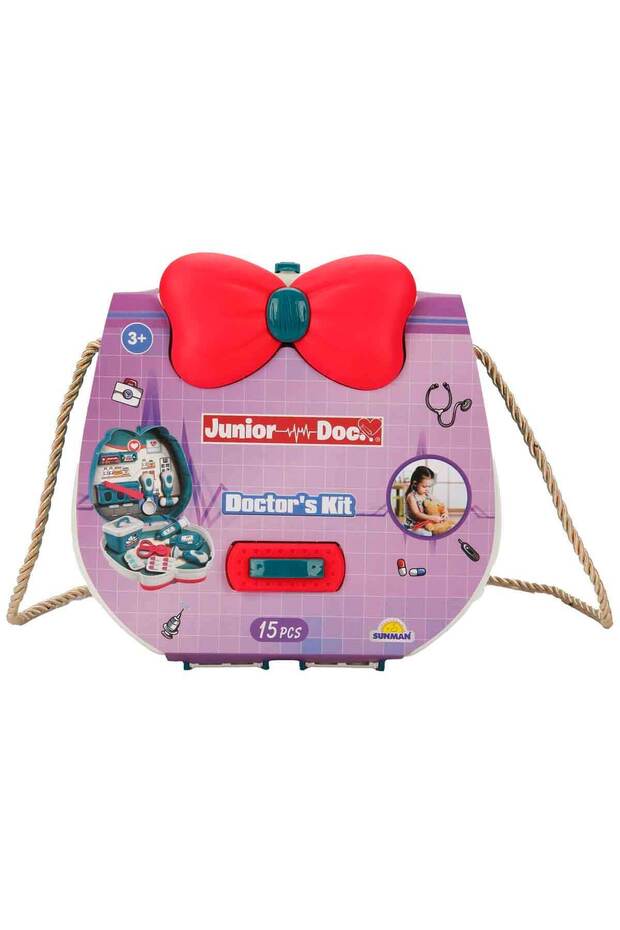 Junior Doc. Kurdele Çantalı Doktor Seti - 8