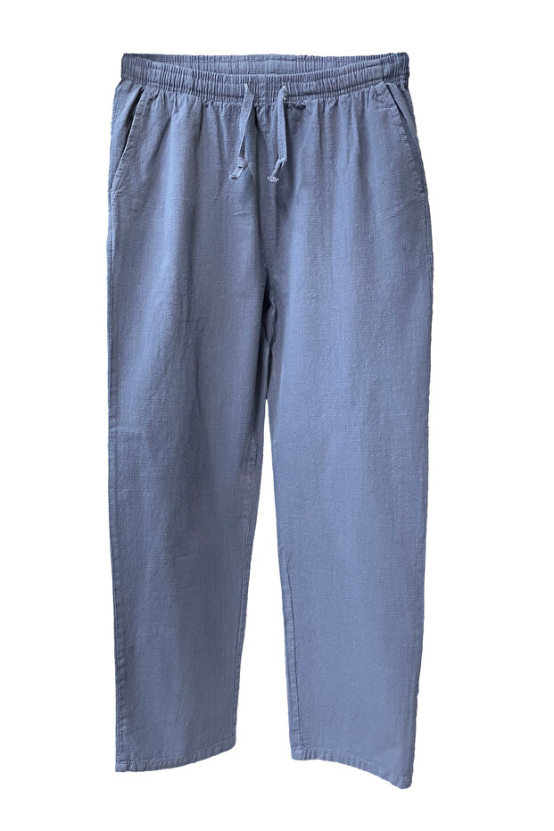 Cotton/Linen Blended Gray Super Comfortable Pants