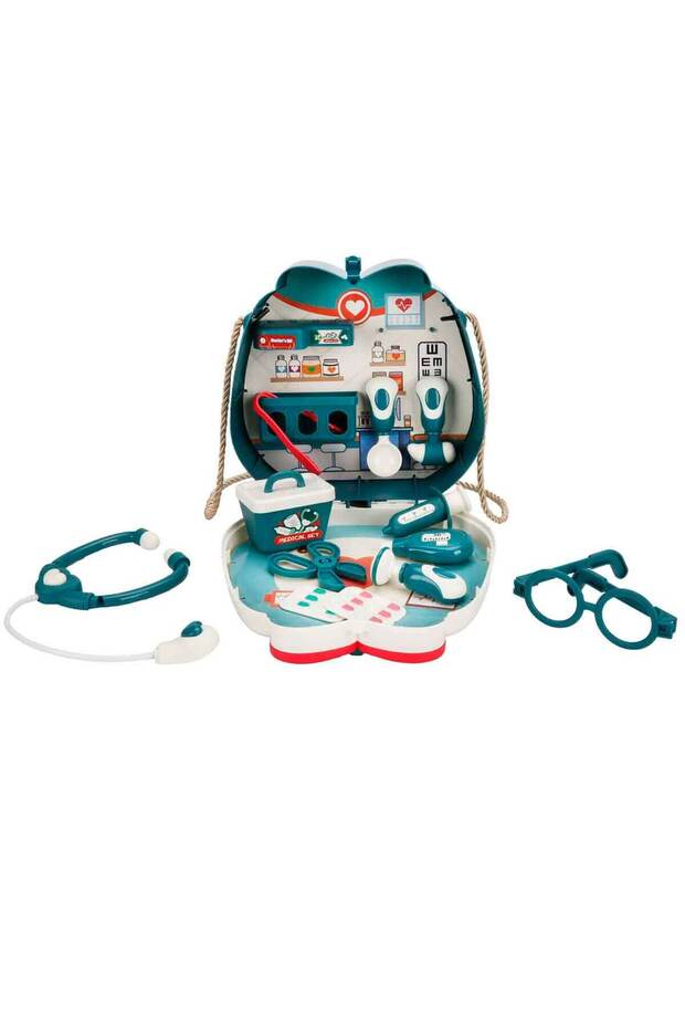 Junior Doc. Kurdele Çantalı Doktor Seti - 4