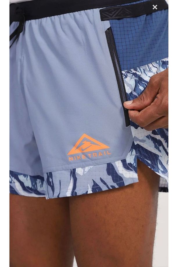 Dri-Fit Flex Stride Trail 5''  (13 cm approx.) Brief-Lined Running Mavi Erkek Koşu Şort - 8