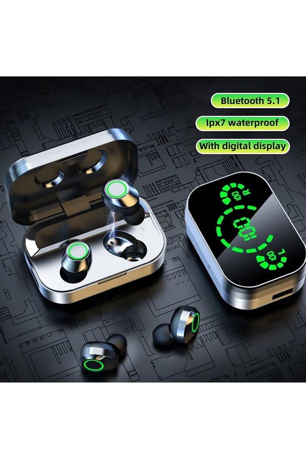 Premium YD3 Powerbank Kutulu Dijital Göstergeli Bluetooth Kulaklık - 4