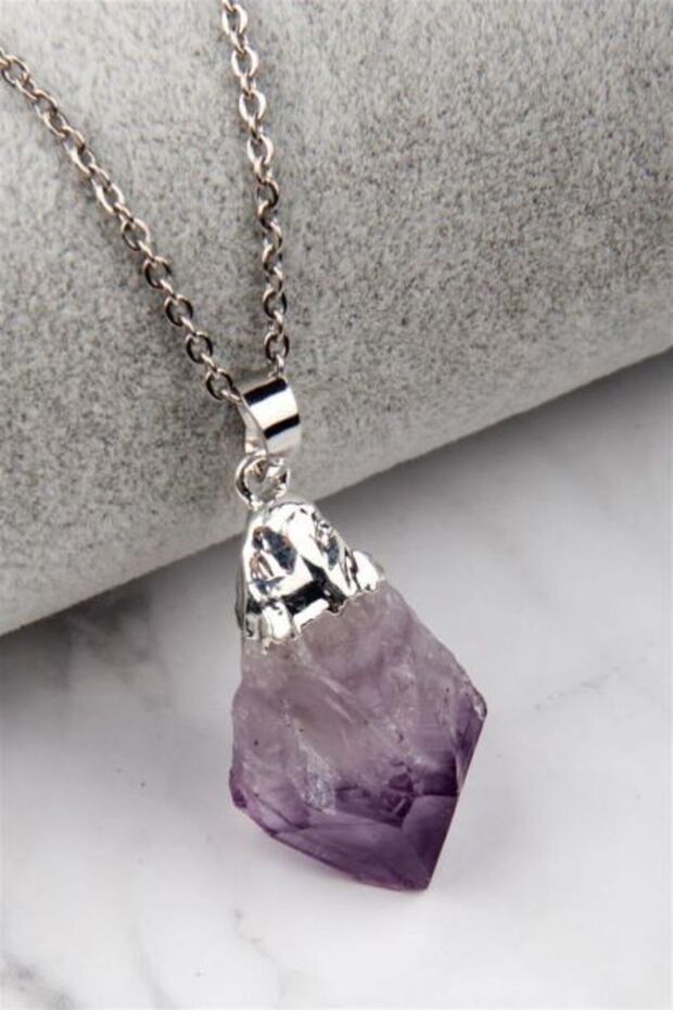 Ametist Kolye Ucu Model 3 - 1