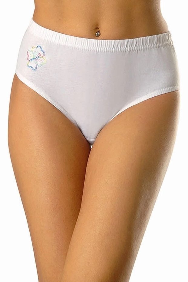 12 Pieces Women's High Waist Large Size Bato Cotton Combed Cotton Panties 100% Cotton