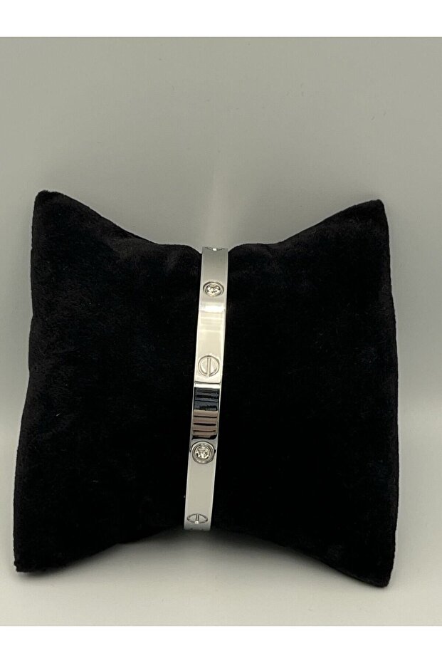 Stainless Steel Clamp with Stone