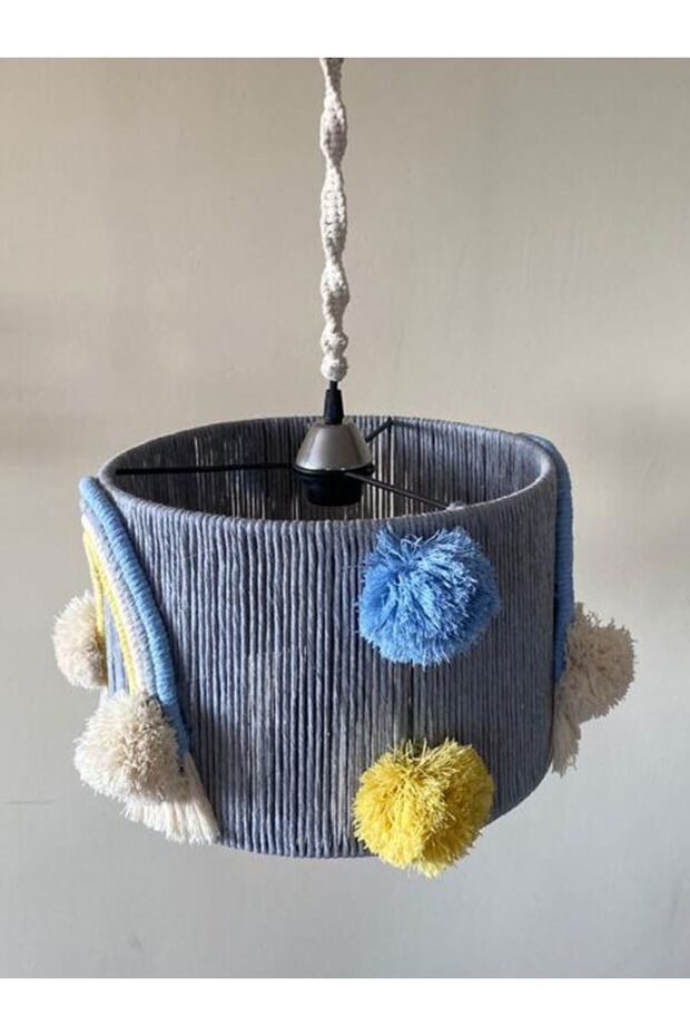 Makrome Ip Ponponlu Avize - 2