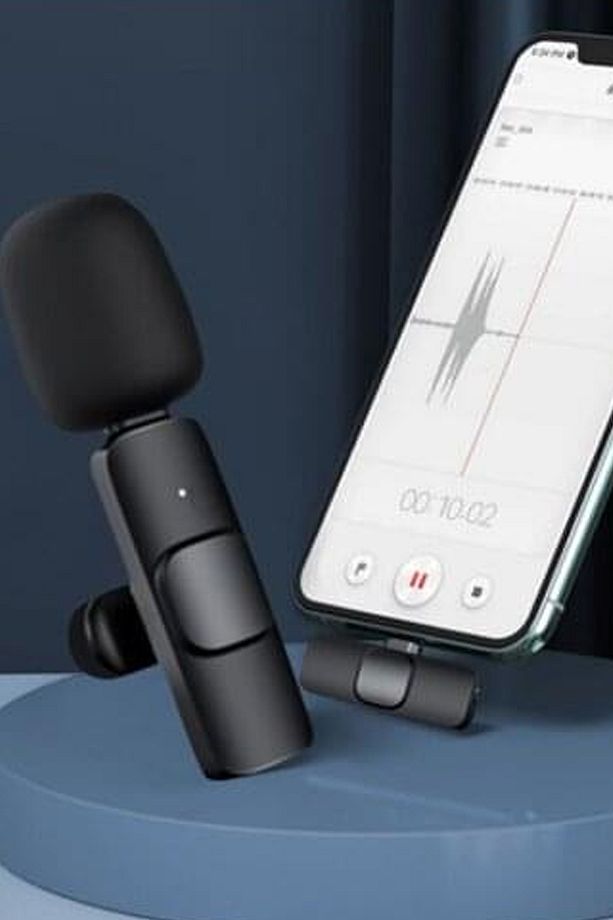 Profesyonel Canlı Yayın Mikrofonu Type-C Mikrofon Yaka Telefon Mikrofonu Yayın Çekim Mikrofonu - 4