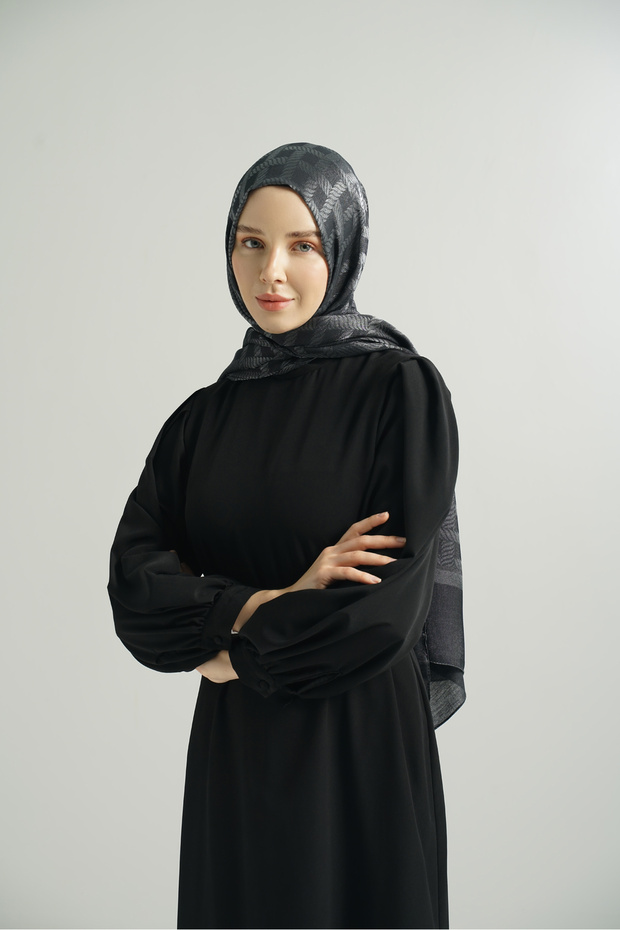 Anthracite Princess Series Chain Patterned Shawl