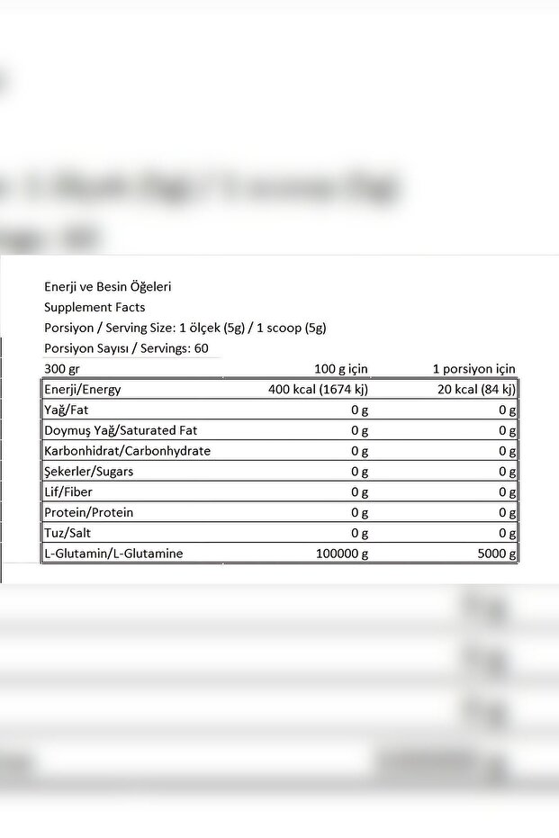WHEY PROTEİN 2000 GR / GLUTAMİNE 300 GR - 4