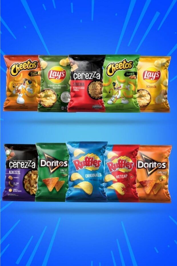 Dev Cips Paketi (Lay’s, Ruffles, Doritos, Cheetos, Çerezza) - 2