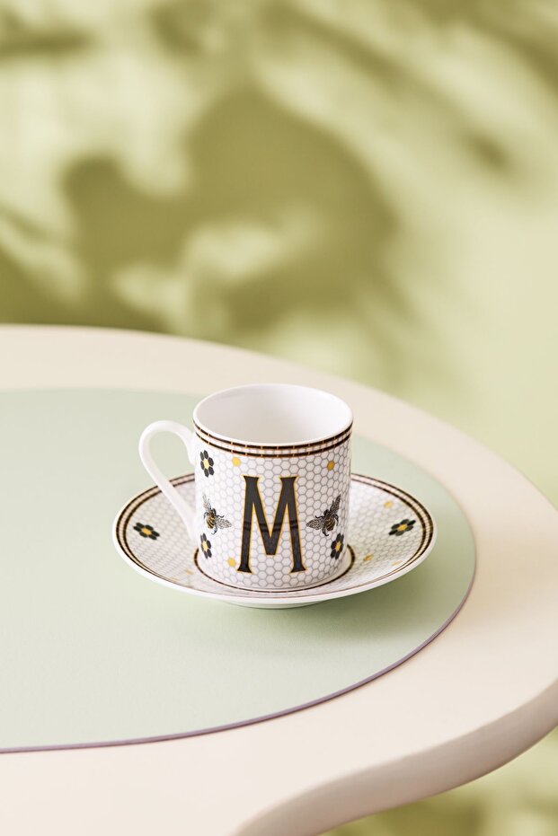 M Letter Coffee Cup 80 ml