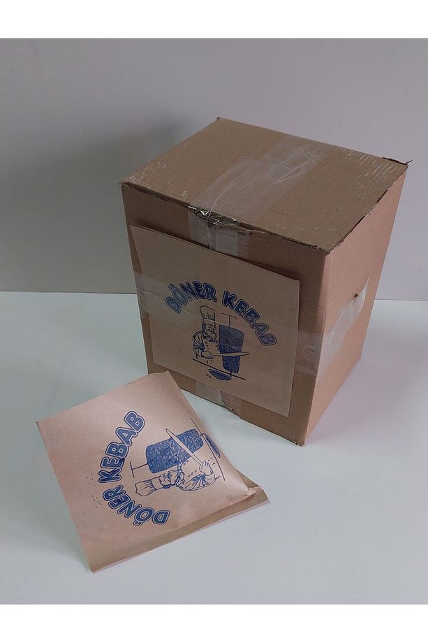 15.5X15 CM 1.000 ADET HAMBURGER , DÖNER, TOMBIK EKMEK KAĞIDI - 1