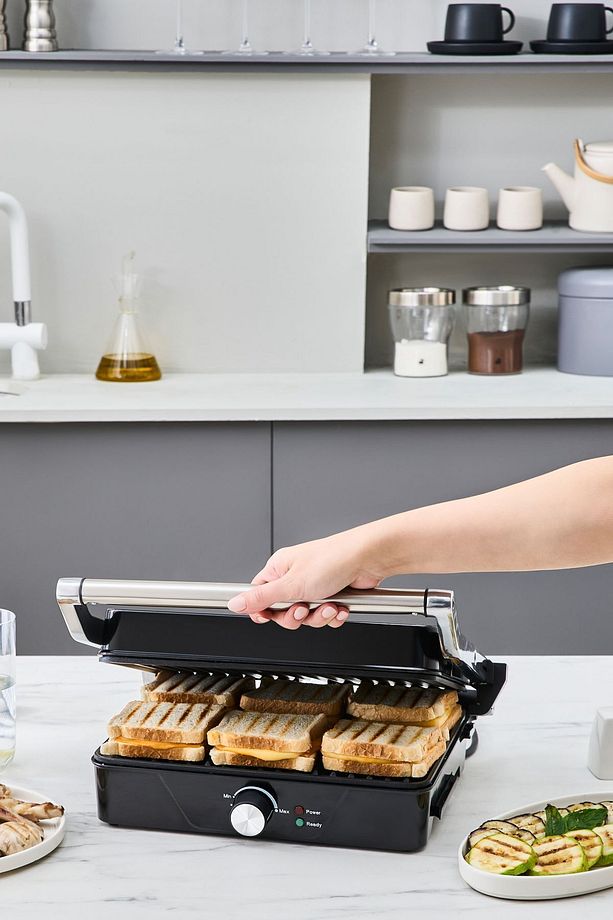X Inox 2000w Izgara Ve Tost Makinesi 4 Dilim - 2