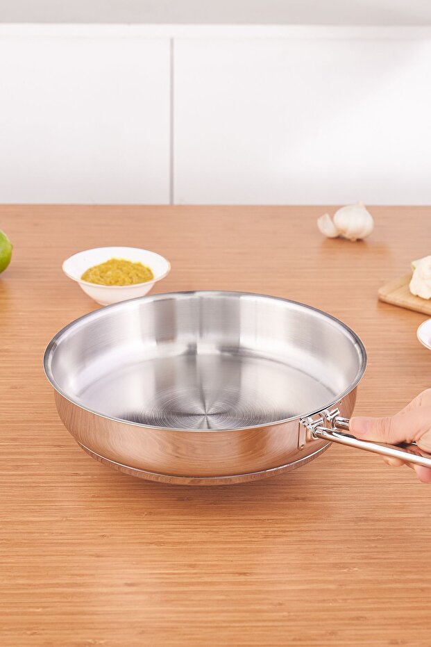 Grace Indüksiyon Tabanlı Çelik Tava 24 Cm - 2
