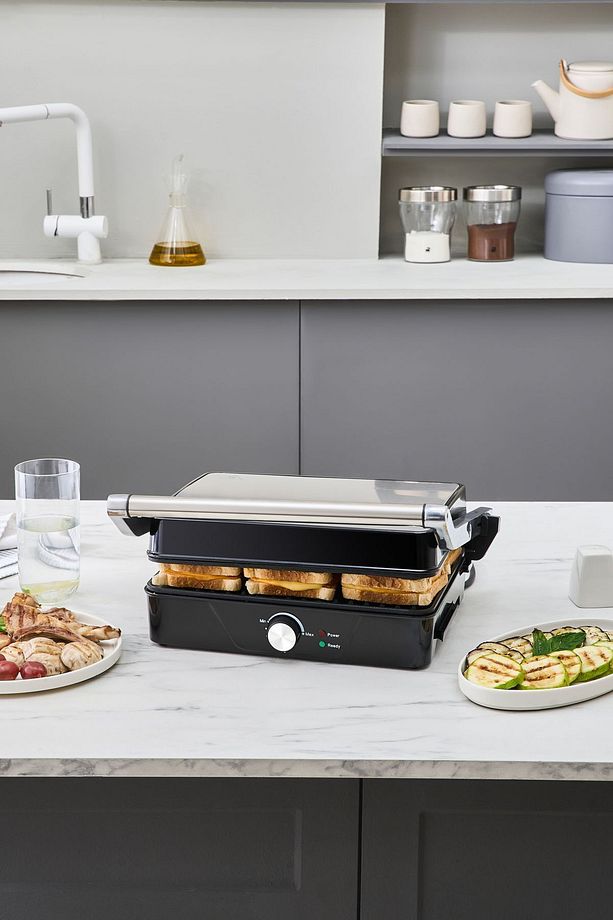 X Inox 2000w Izgara Ve Tost Makinesi 4 Dilim - 7