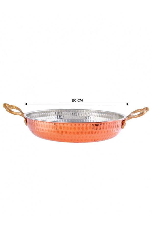 Antik Bakır Sahan 20 cm - 6