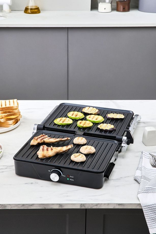 X Inox 2000w Izgara Ve Tost Makinesi 4 Dilim - 3