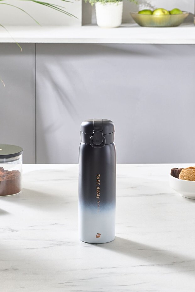 Skyfall Çelik Sızdırmaz Termos 500 Ml Siyah - 1