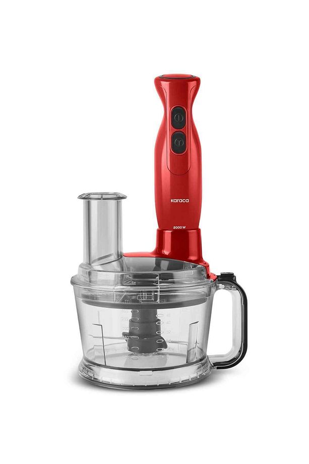 Pro Multimax 6 in 1 Çok Amaçlı Mutfak Robotu/Blender Seti Red - 4