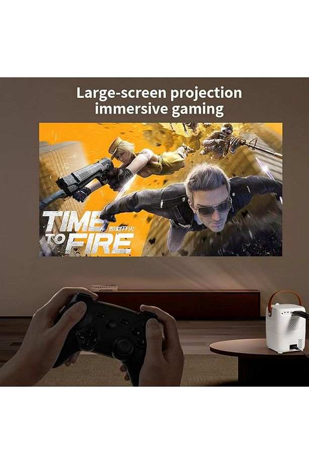Umiio Portable Video Projector 2.4/5G WiFi Bluetooth 1920 * 1080 Resolution Android Projector - 5