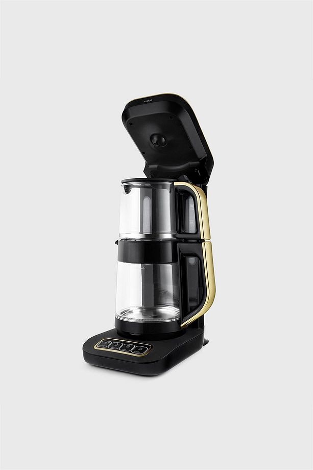Çaysever Robotea Pro 4 In 1 Konuşan Cam Çay Makinesi Mineral Gold - 4