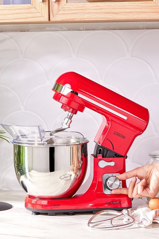 Quick Chef 1001 Stand Mikser Red Mutfak Şefi 1000W 5 Lt - 6