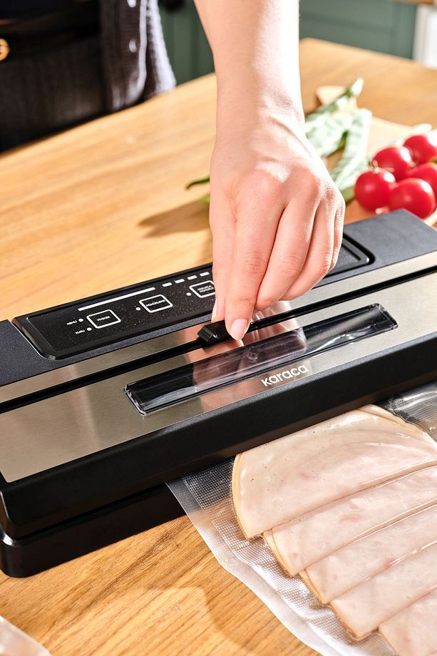 Seal and Fresh İnox Vakum Makinesi 5 Adet Poşet ve 1 Adet Rulo Hediyeli - 4