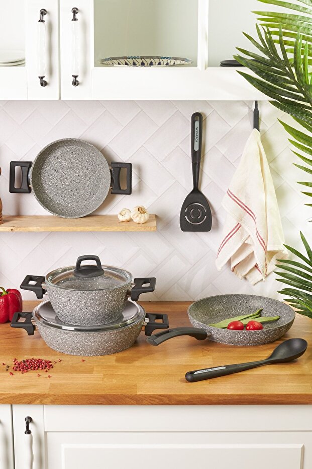 مجموعة أواني تقديم الهدايا من Biogranite Stella المكونة من 8 قطع