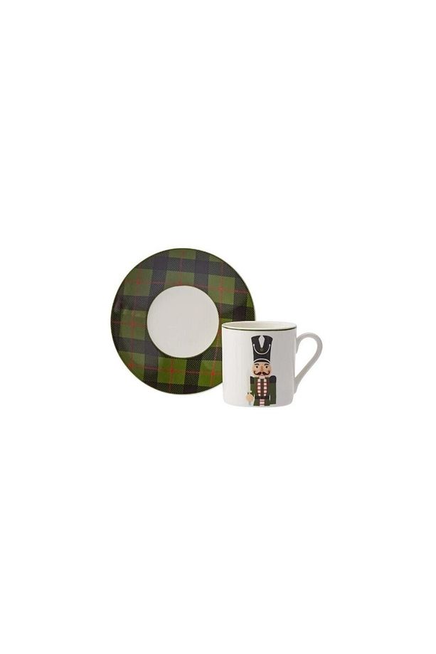 Kurşun Asker 6 Kişilik Kahve Fincan Takımı 80 ml - 5