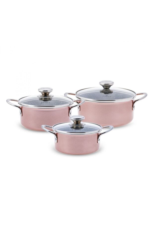 Biogranit 6 Parça Midi Set Rose - 1