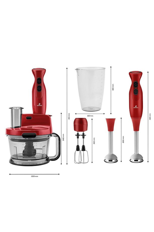 Blender Seti Pro-multimax Mutfak Robotu/Blender Seti Red 2000 W 6267seri - 8