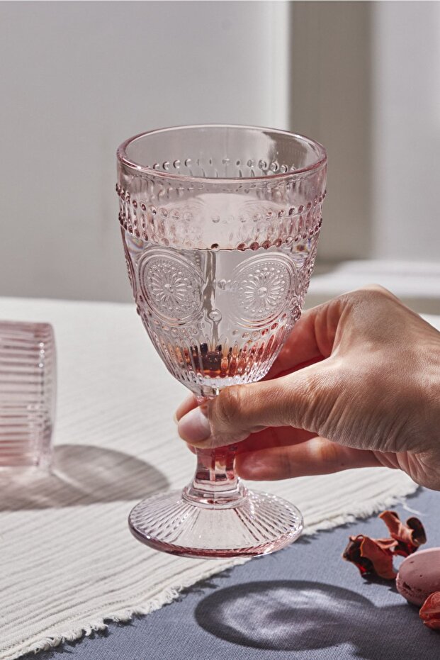 Sunflower Tekli Kadeh Pembe 314 ml - 3