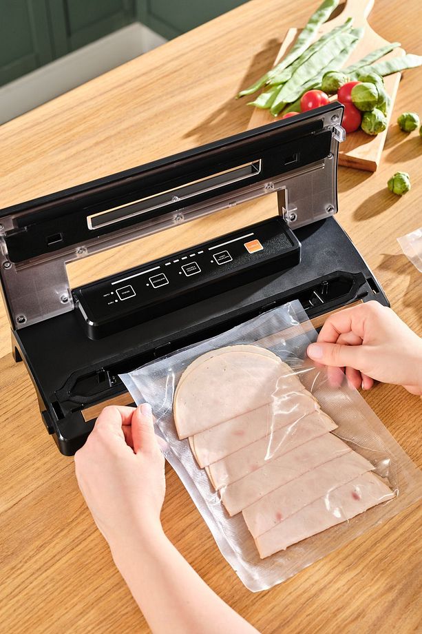 Seal and Fresh İnox Vakum Makinesi 5 Adet Poşet ve 1 Adet Rulo Hediyeli - 7