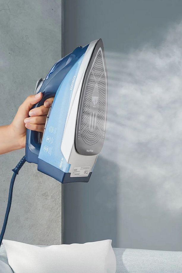 Vantuz Irona Buharlı Ütü Pearlflow Taban Mavi 3100 W - 2