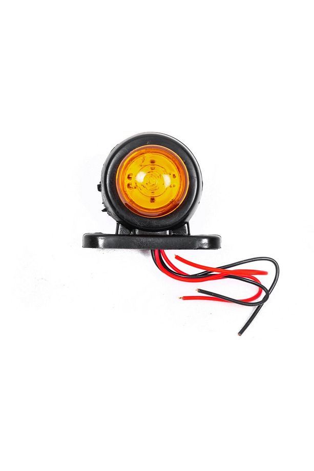 MİNİ TAKOZ TEK LEDLİ SARI-KIRMIZI RENK 12V-24V - 3