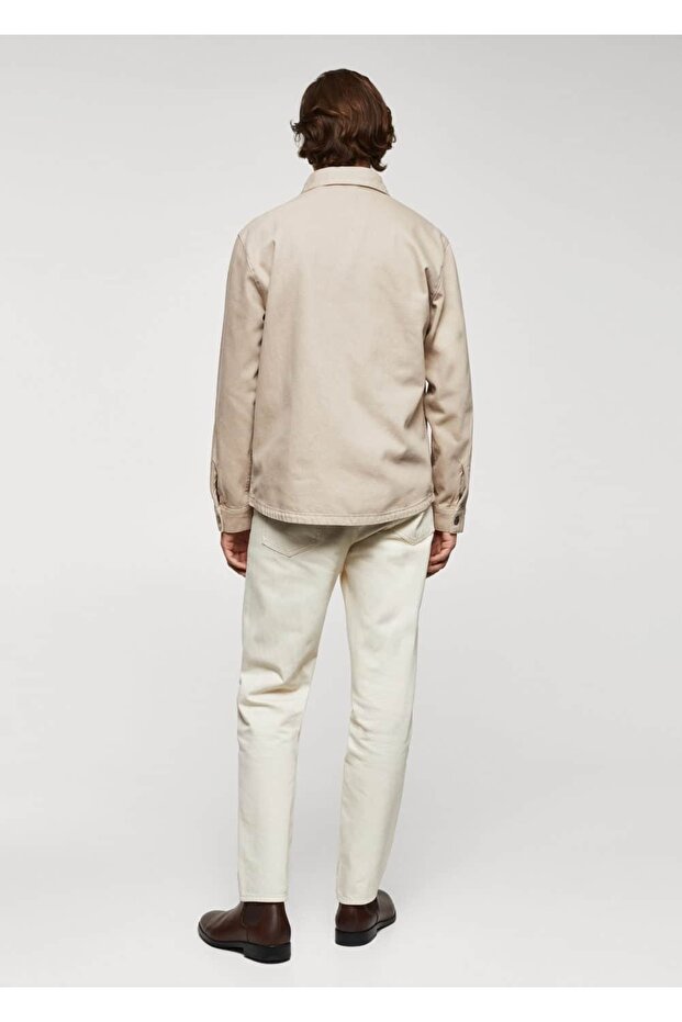 Cepli Denim Gömlek Ceket - 4