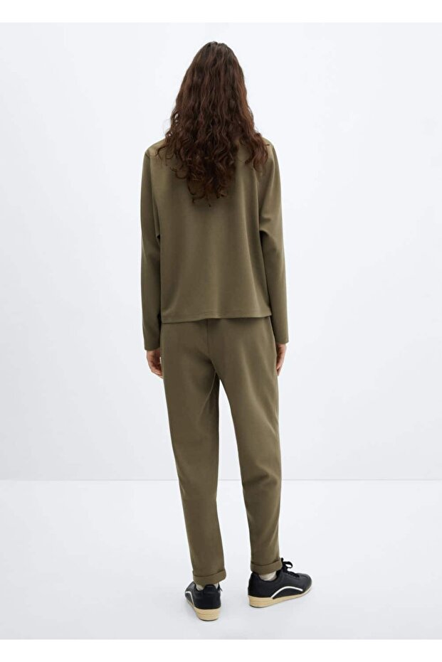 Dekoratif dikişli sweatshirt - 4