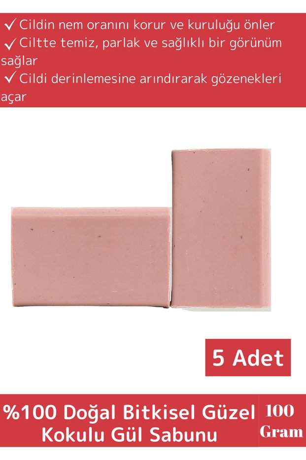 100% Organic Special Production Herbal Beautiful Scented Hand Face Skin Body Rose Soap 4 Pieces