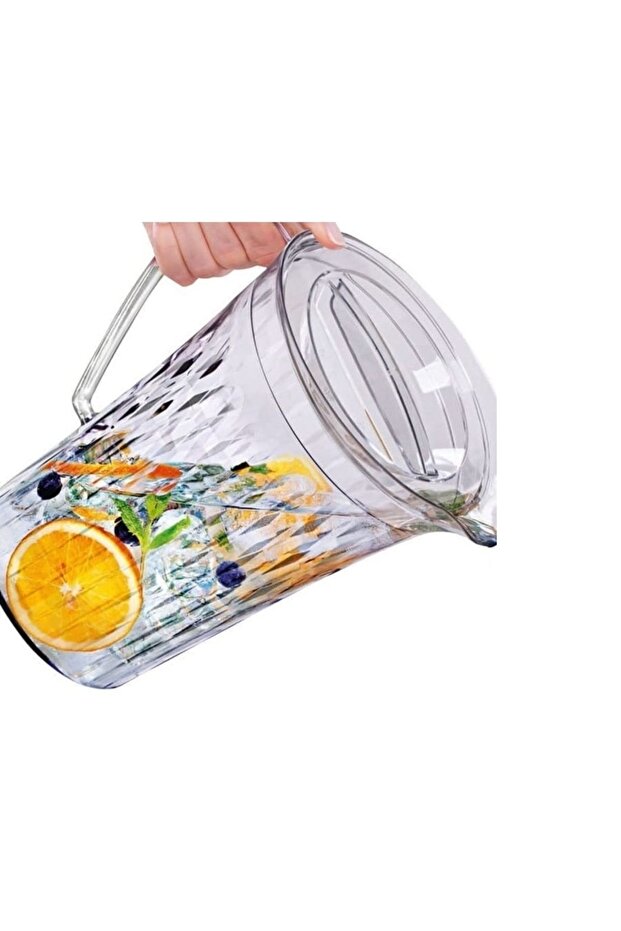 Pırlanta Sürahi 2 Lt Şeffaf Karaf - 3