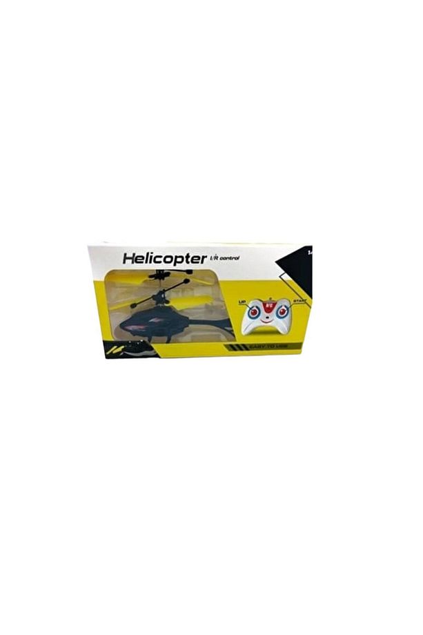 Işıklı Rc Helikopter Uzaktan Kumandalı Şarjlı Helikopter Sensörlü Drone Helikopter - 4