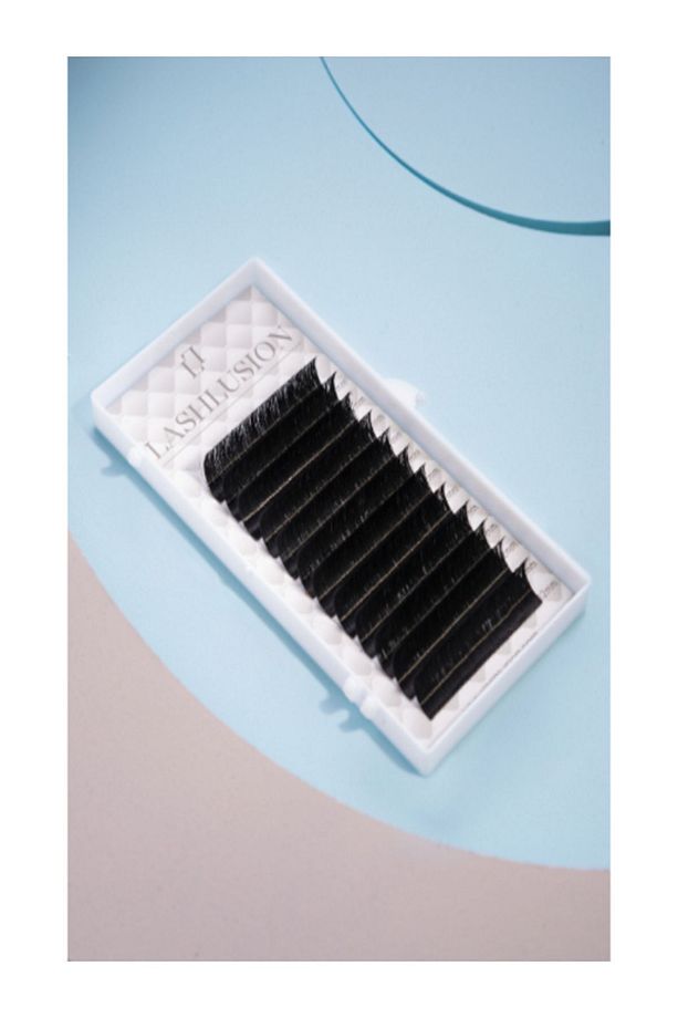 0,05 C 17mm Çek Tak Auto Fan 2d 3d 4d 5d 6d Volume Demet Doğal Ipek Kirpik Eays Fan - 1