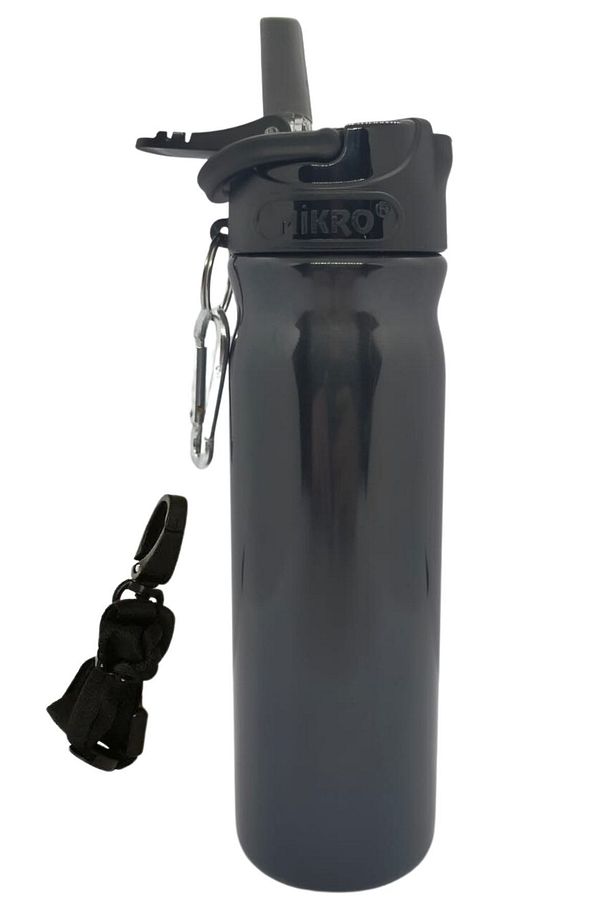 Çelik Suluk Ve Matara 500 ml Pipetli Askı Ipsiz - 1