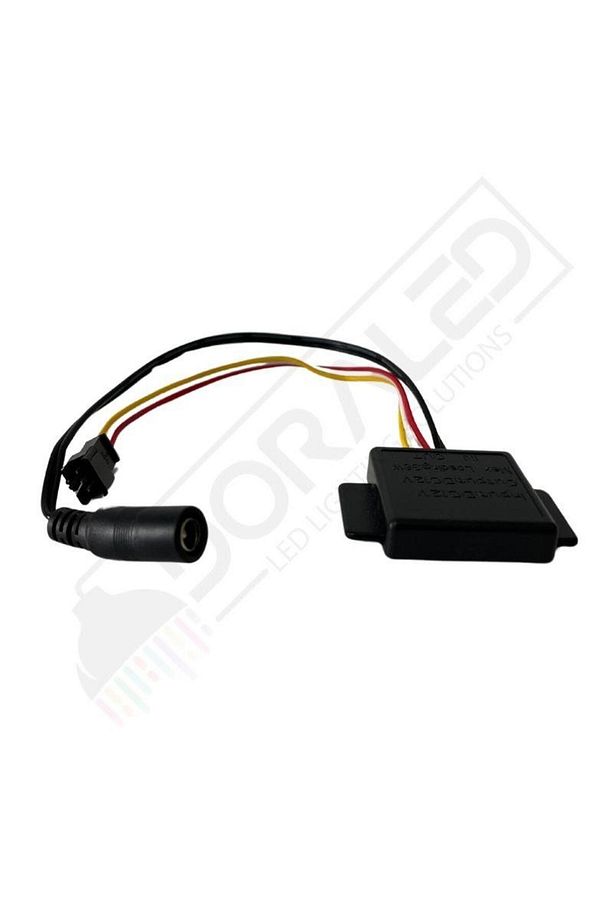 12 Volt 3 Amper Çift Çıkışlı Dokunmatik (TOUCH) Ayna Arkası Sensör Siyah Ayna Lambası Banyo Aynası M - 2