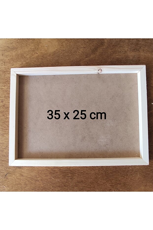 Wooden Framed Panel 35X25Cm Raw (Without Glass - Backrest Fixed)