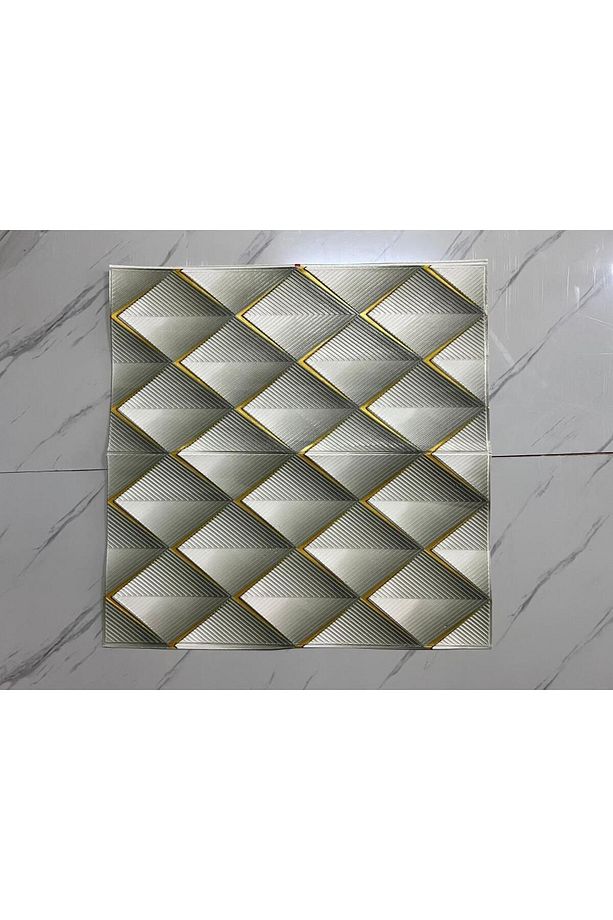 Kendinden Yapışkanlı Karavan Tavan3d Geometrik Salon Mutfak Duvar Kağıdı Paneli Nw152 - 2