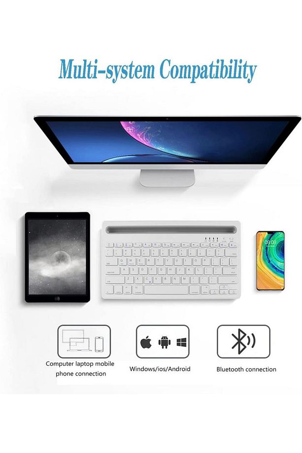 Lenovo Yoga Tab 11 ZA8W0004TR 11" Uyumlu Kablosuz Bluetooth Şarj Edilebilir Tablet Telefon Standlı K - 2
