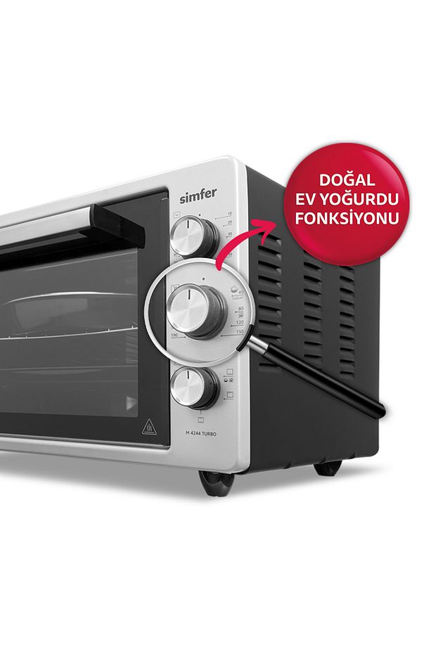 4244 Turbo Midi Fırın 42 Lt Inox - 4