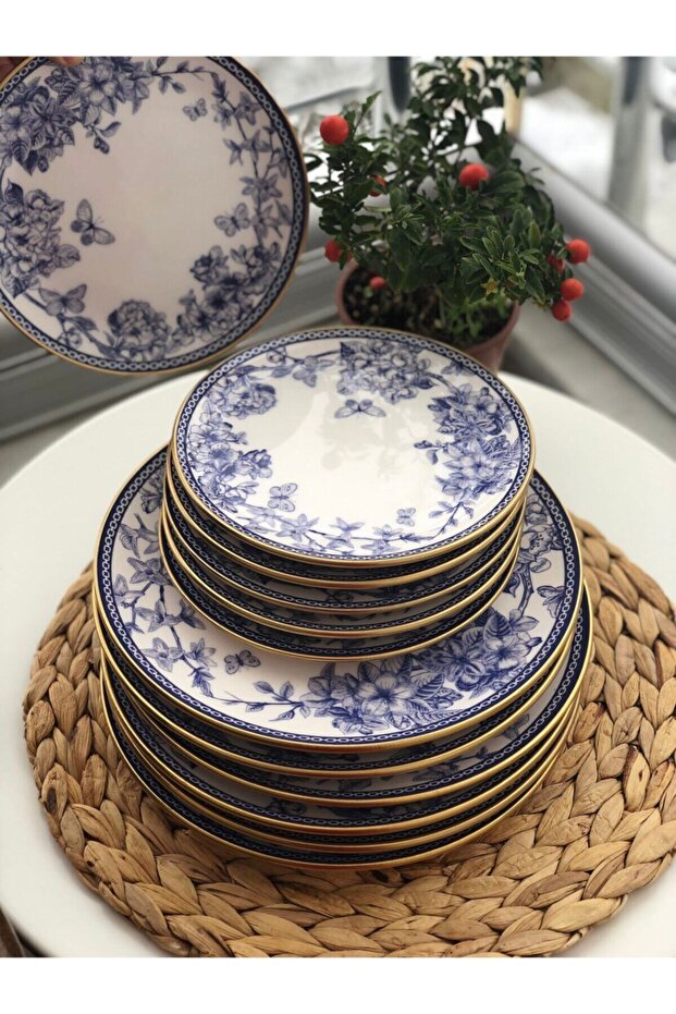 Spring Time 12 Parça Pasta Takımı - 2