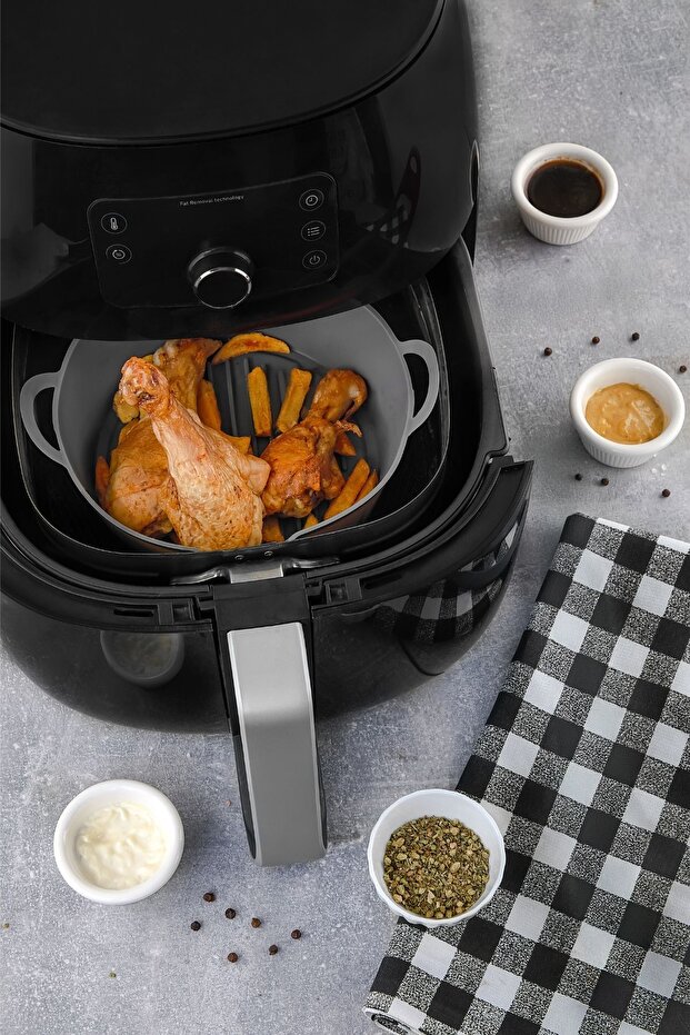 Air Fryer Silicone Cooking Bowl, Airfryer Silicone Cooking Bowl